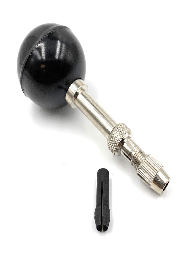 أون مجموعة من قطعتين من ملزمة الدبابيس بمقبض خشبي ومقبض دوار، مع ظرف قابل للتعديل، مناسبة لأدوات النقش والتطريز، بالإضافة إلى مبرد إبرة صغير لتثبيت الأحجار الكريمة، وصناعة المجوهرات والنماذج، والتطريز، والحرف اليدوية. - Image 4